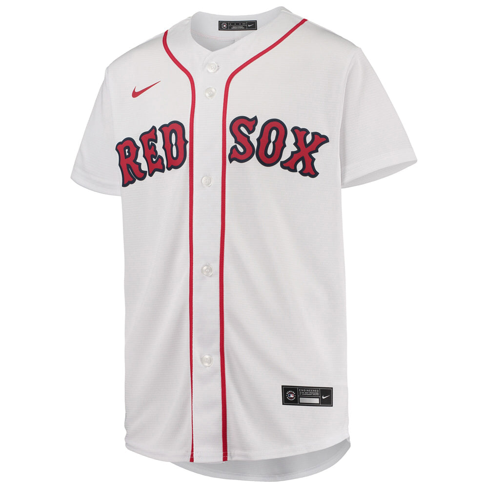 Youth Boston Red Sox Enrique Hernandez Home Player Jersey - White